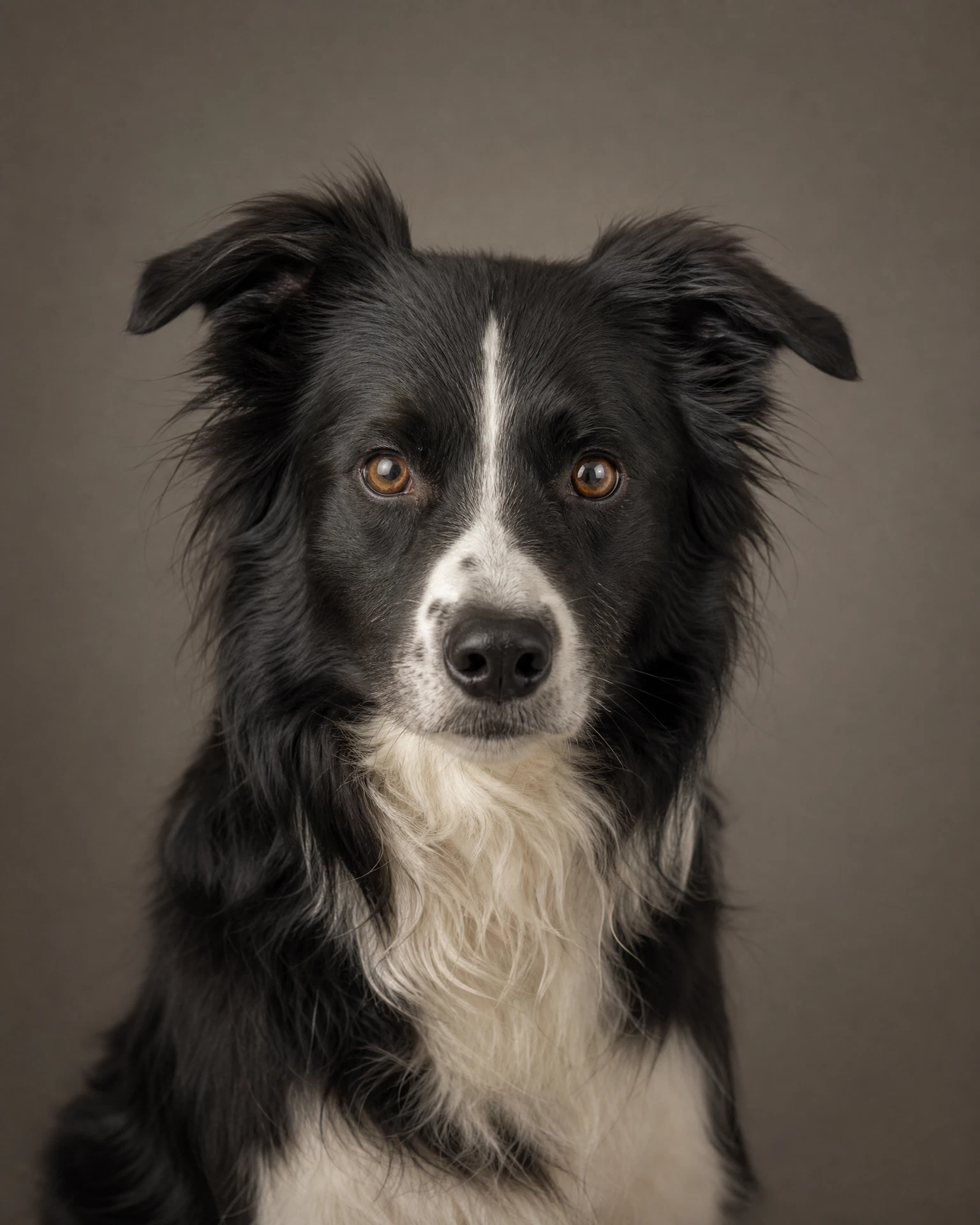 Border collie rendered in True to Photo