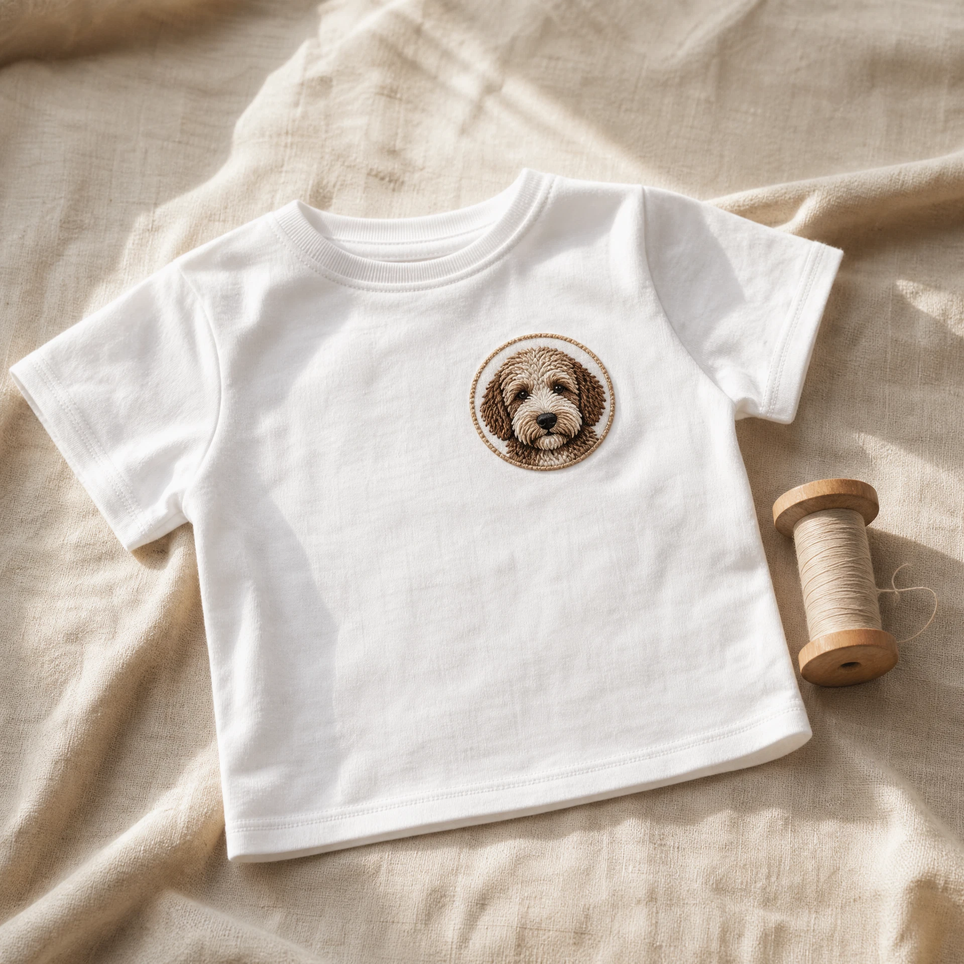 Stitched Portrait Tee, Kids