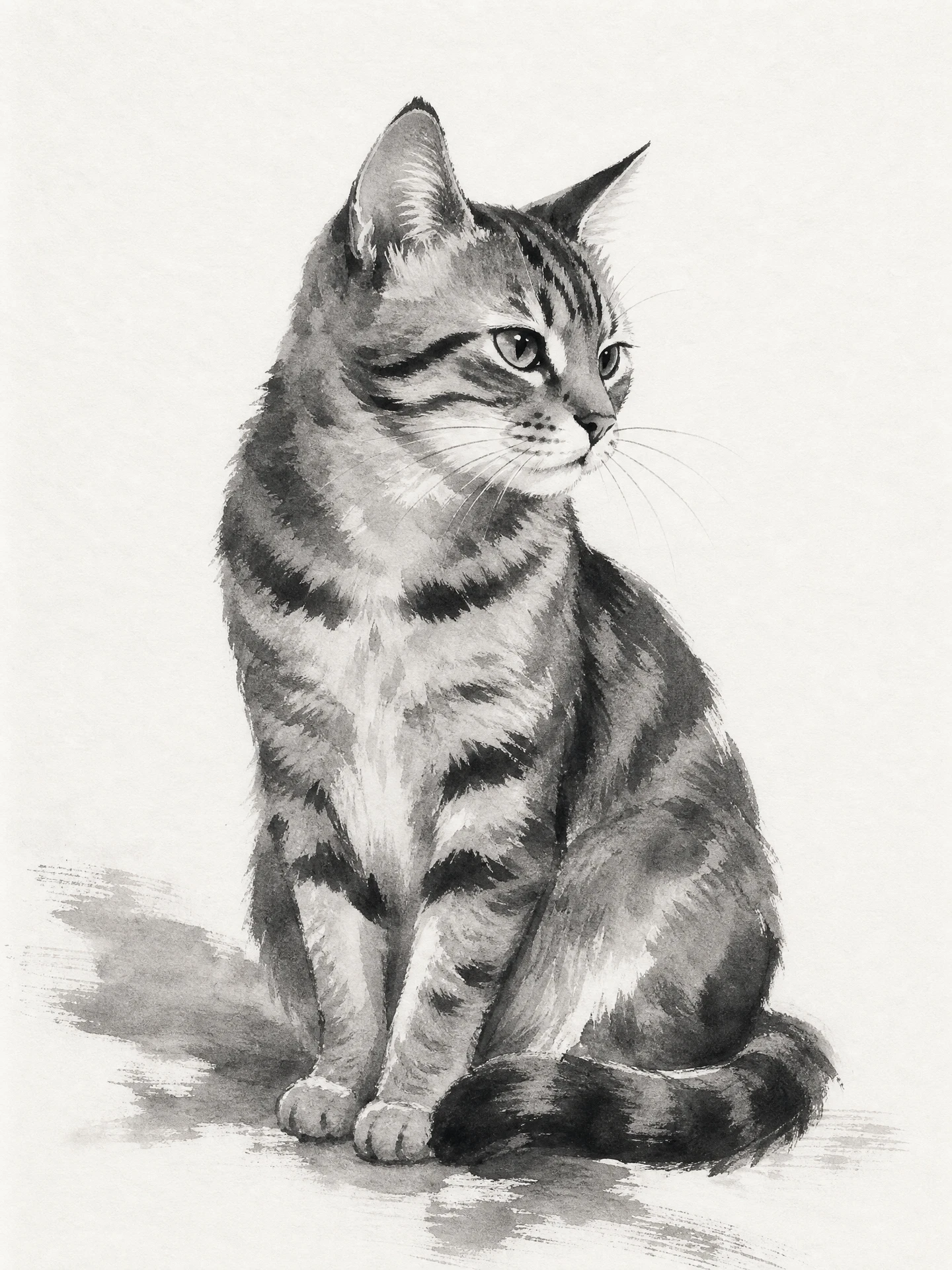 Ink Wash art style sample