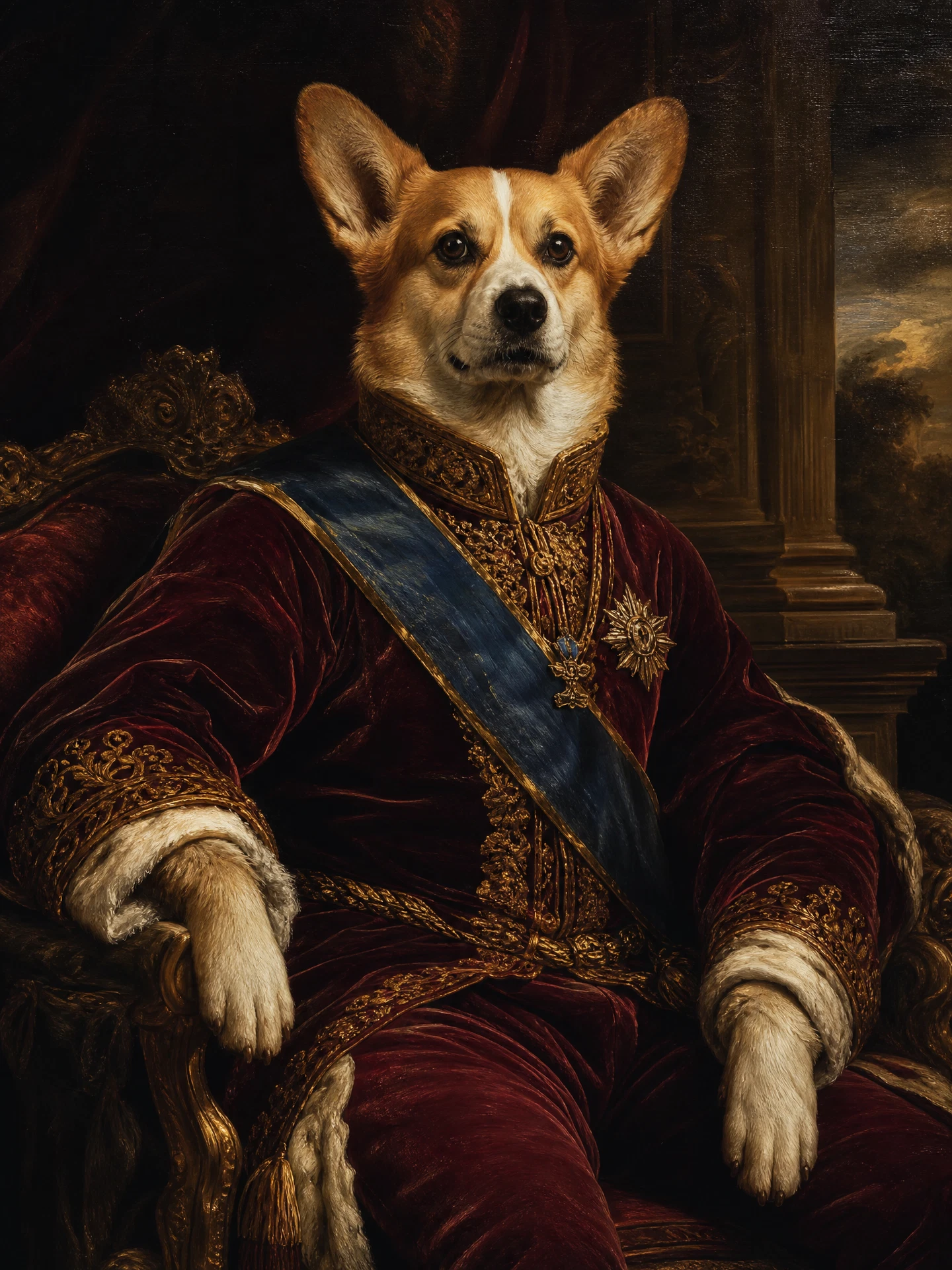Royal Portrait art style sample