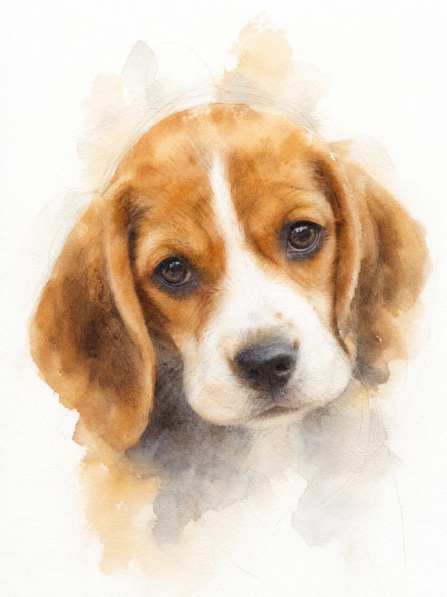 Soft Watercolour art style sample